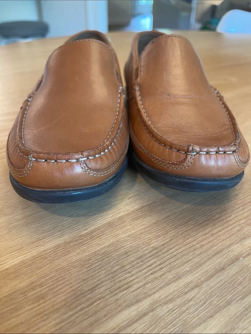 Boys' Johnston & Murphy Locklin Leather Venetian Loafers (Youth) 4